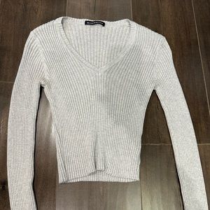 Grey Brandy Melville Long Sleeve